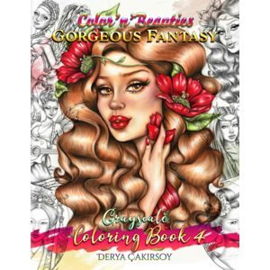 Color'n'Chics 4, Fairy & Elf Illustrations, antistresové omalovánky, Derya A Çakırsoy