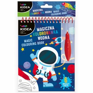 Kidea, MWKWEKA, malování vodou/vodní omalovánky pro děti, kosmonaut