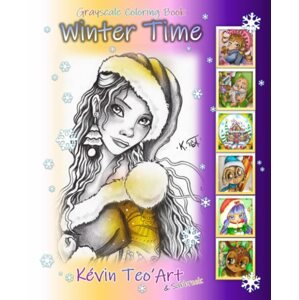 Winter time, antistresové omalovánky, Kevin Teo'Art