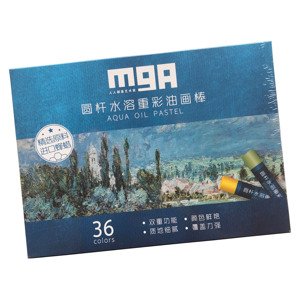 M&G, ZGM900A5, Aqua Oil Pastel, akvarelový olejový pastel, 36 ks