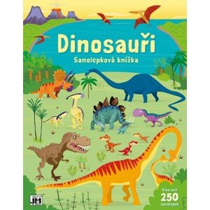 Jiri Models, 1960-0, Velká samolepková kniha, sešit se samolepkami, Dinosauři