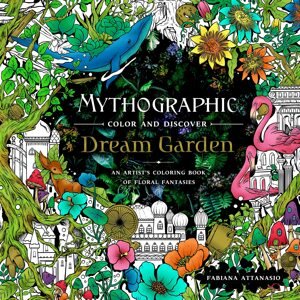 Mythographic Dream Garden, antistresové omalovánky, Fabiana Attanasio