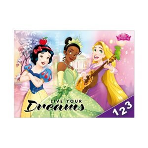 MFP, 8020831, desky na číslice, Disney Princess, 1 ks