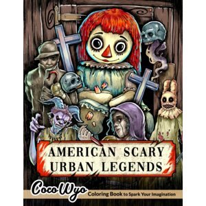American Scary Urban Legend, antistresové omalovánky, Coco Wyo