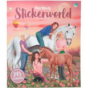 Miss Melody, 3491222, Stickerworld, sada panoramatických obrázků se samolepkami, koně