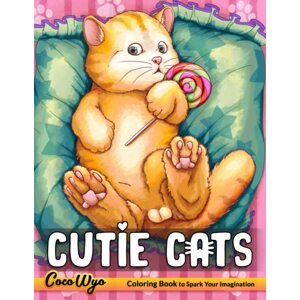 Cutie Cats, antistresové omalovánky, Coco Wyo
