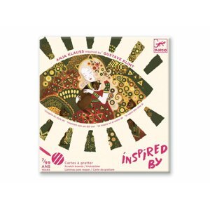 Djeco, DJ09374, Inspired by, škrabací obrázky, Gustav Klimt, Bohyně