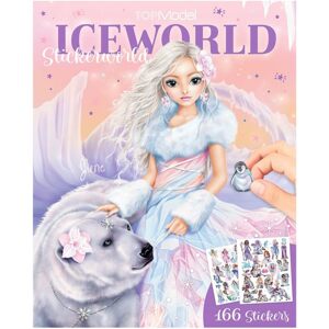 Top model, 3498748, Iceworld, kreativní kniha se samolepkami