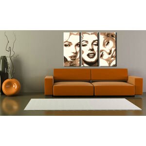 Ručně malovaný obraz POP Art Marilyn MONROE 3 dílný mon1 | různé velikosti