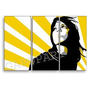 Ručně malovaný obraz POP Art Žena na slunci 3 části w/w | různé velikosti