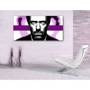 Ručně malovaný obraz POP Art Dr. HOUSE 1 kus 1010 dh | různé velikosti
