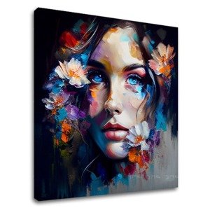 Designová dekorace na plátně Nebe v očích Sleva 30 % 70x70 cm