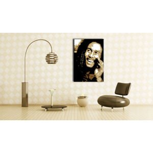 Ručně malovaný POP ART obraz BOB MARLEY 50x70 cm