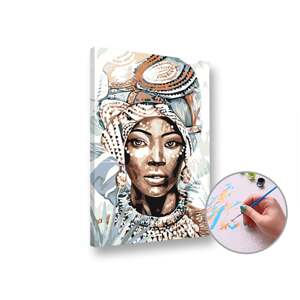 Malování podle čísel - Afričanka