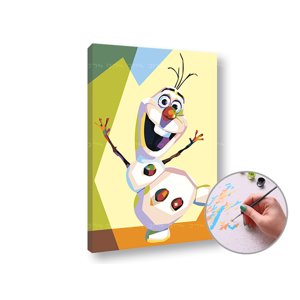 Malování podle čísel FROZEN OLAF | low difficulty