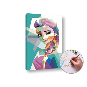 Malování podle čísel FROZEN ELSA | low difficulty