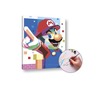 Malování podle čísel SUPER MARIO | low difficulty