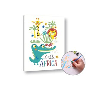 Malování podle čísel MALÁ AFRIKA | low difficulty