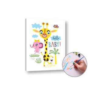 Malování podle čísel HELLO BABY | low difficulty