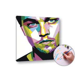 Malba podle čísel LEONARDO DICAPRIO | low difficulty