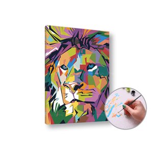 Malba podle čísel COLOR LION | low difficulty