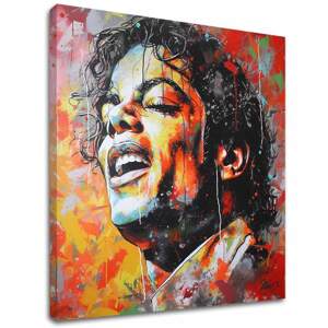 Obrázek MICHAEL JACKSON - Hlas generací | 100% originální akrylová barva