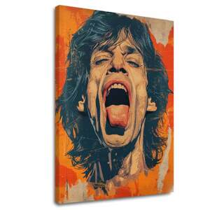 Obrázek MICK JAGGER - Síla rockové scény | 100% originální akrylová barva