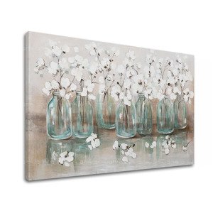 Malba na plátně KVĚTY 90x60 cm