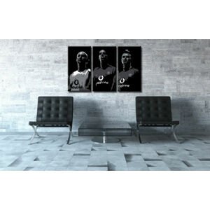 Ručně malovaný POP Art Manchester United 3 dílný 120x80cm