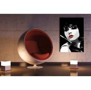 Ručně malovaný POP Art Pop Woman 1 dílný 70x100cm