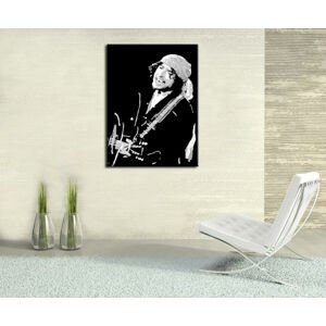 Ručně malovaný POP Art Bob Dylan 1 dílný 70x100cm