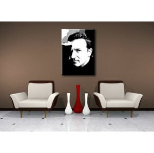 Ručně malovaný POP Art BONO-U2 1 dílný 70x100cm