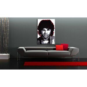 Ručně malovaný POP Art Jim Morrison 1 dílný 70x100cm