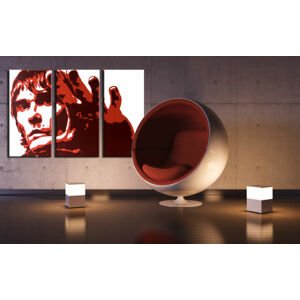 Ručně malovaný POP Art Ian Brown 3 dílný 120x80cm
