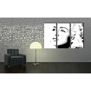 Ručně malovaný POP Art Madonna 3 dílný 120x80cm