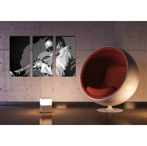 Ručně malovaný POP Art Frank Sinatra 3 dílný 120x80cm