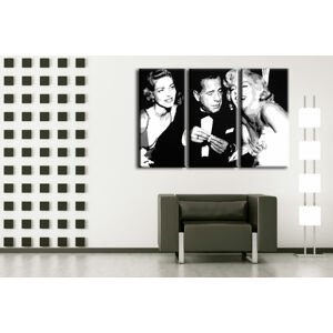Ručně malovaný POP Art Bogard 3 dílný 120x80cm