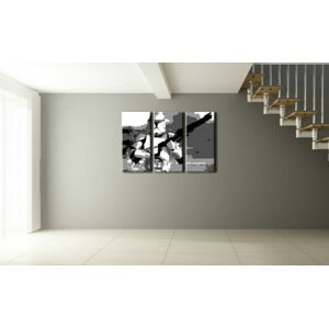 Ručně malovaný POP Art STAR WARS 3 dílný 120x80cm