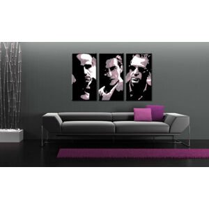 Ručně malovaný POP Art GODFATHER 3 dílný 120x80cm