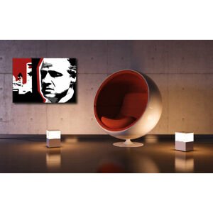 Ručně malovaný POP Art Marlon Brando CHICAGO 1 dílný 100x70cm