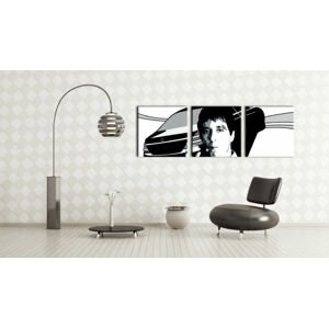 Ručně malovaný POP Art AL PACINO 3 dílný 150x50cm