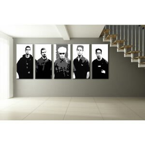 Ručně malovaný POP Art LINKIN PARK 5 dílný 200x80cm