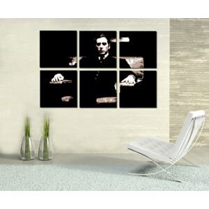 Ručně malovaný POP Art Godfather 6 dílný 150x100cm