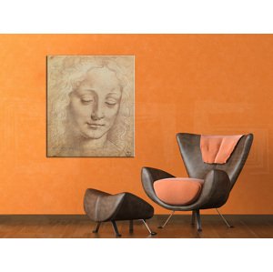 Obraz na plátně HLAVA ŽENY 3 – Leonardo Da Vinci