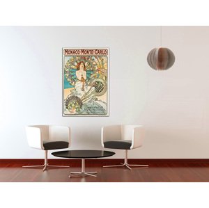 Obraz na plátně MONACO MONTE CARLO – Alfons Mucha