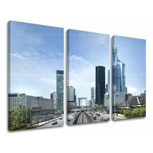 3dílná nástěnná malba CITY ME112E30