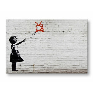 Obraz na plátně 1 dílný Street ART - Banksy