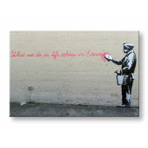 Obraz na plátně 1 dílný Street ART - Banksy