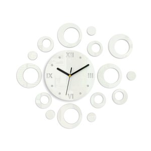 Moderní nástěnné hodiny RINGS WHITE