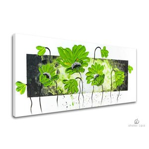 Autorská reprodukce na plátně KVĚTINY XOBAM024E1